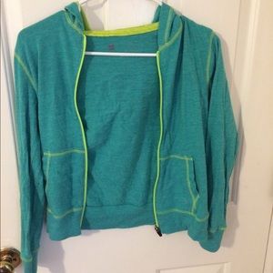 Xersion Size 10/12 zip up hoodie with mesh lining